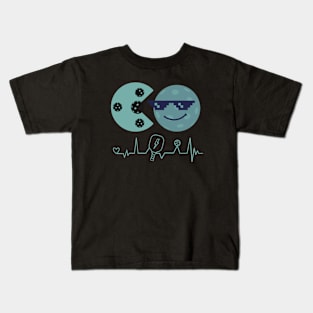 Cool Fun Pickleball Sunglasses Kids T-Shirt